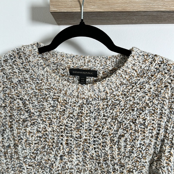 Banana Republic Chunky Pointelle Cropped Sweater - Picture 5 of 6